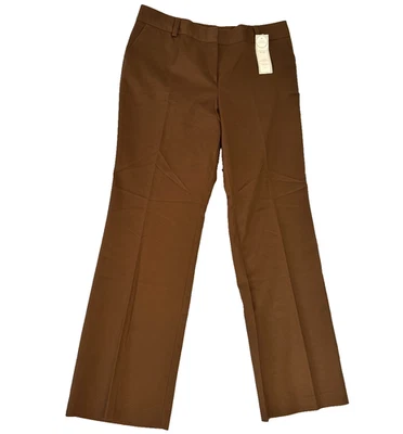 Charter Club Brown Pants 14 NWT Classic Fit SLIMIT UP Tummy Slimming Control - Image 1 of 4