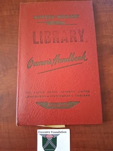 Austin-Healey 100 1955 Owner's Handbook - Picture 1 of 2