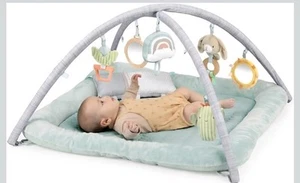 Ingenuity Calm Springs Infant Activity Gym Ultra Soft Plush with Toys Tummy Time - Picture 1 of 7