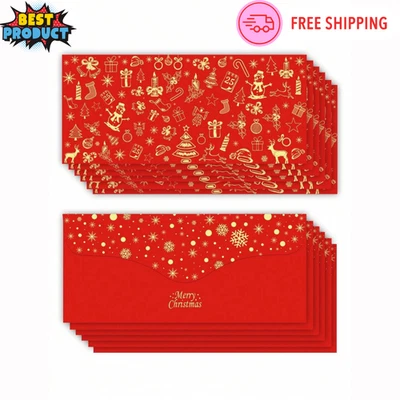 12 pcs Christmas Envelopes For Money Christmas Cash Envelopes Xmas Gift Ideas UK - Image 1 of 4