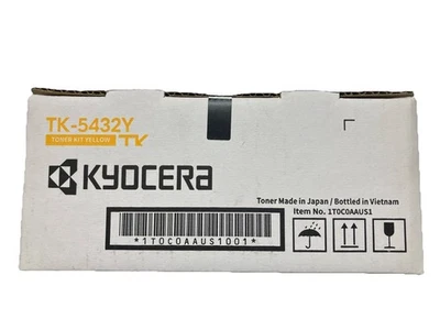 Kit de cartucho de tóner amarillo Kyocera [TK-5432Y] (1T0C0AUS1) para impresoras ECOSYS. Foto 1 de 4