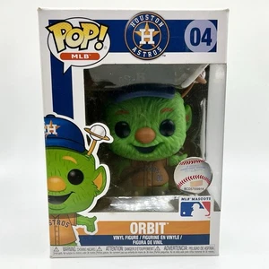 Funko POP! MLB Mascots Houston Astros Orbit #4 Orange Jersey VAULTED W/protector - Picture 1 of 6