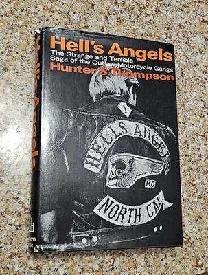 HELL'S ANGELS-Hunter S Thompson 1967 2nd Print "The Strange and Terrible Saga" — 第 1/4 张图片