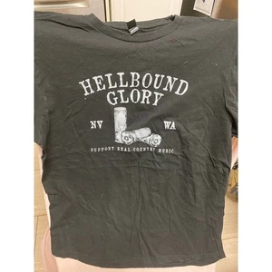 Hell Bound Glory Band Support Real Country Music Shirt Size XL - Bild 1 von 3