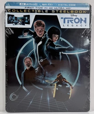 Tron: Legacy 4K Ultra HD Blu-ray Limited Edition Steelbook (NEW) (BOX SHIPPING) - Image 1 of 4