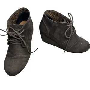 Marco Republic Mujer Marrón Sin Cordones Tacón de Cuña Botas Puntera 9 - Imagen 1 de 6