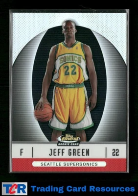 2006-07 Finest #105 Jeff Green Refractors #/399 Foto 1 de 2