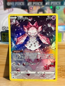 DIANCIE GG13/GG70 Crown Zenith: Galarian Gallery Holo Ultra Raro Pokemon Juego de Cartas Coleccionables Casi Nuevo - Imagen 1 de 2