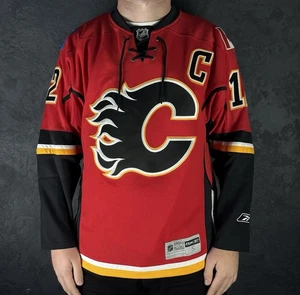 Vintage Rebook NHL Calgary Flames #12 Jarome Iginla Jersey - Bild 1 von 17