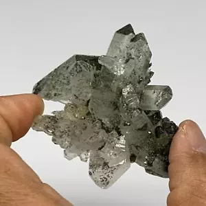 50g, 2.5"x2.3"x0.9", Chlorine Quartz Crystal Mineral,Specimen Terminated,B27667 - Picture 1 of 11