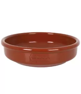 Plato terracota español cazuela horno cocina plato Azofra Tamaño 24cm - Imagen 1 de 1