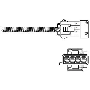 LAMBDA SENSOR FOR CITROËN FIAT LANCIA DELPHI ES20307-12B1 - Image 1 of 4