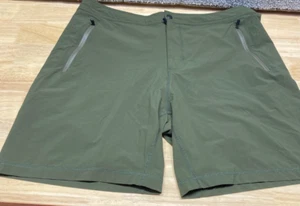Mack Weldon Shorts Mens XXL Green Golf Casual Chino Performance Outdoor - Picture 1 of 10