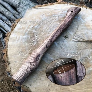 High Quality 27-43Cm Aoka Wood Carbonized Axe Handle for Tomahawk Battle Axe Sur - Picture 1 of 12