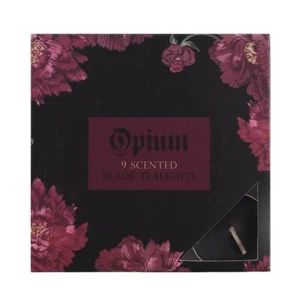 Opium Duft Teelichte 9 Stück schwarz Gothic - Bild 1 von 2