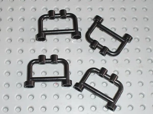 4 x Barriere LEGO black fence 4083 / 7730 10183 8654 6636 6987 4020 6464 7018.. - Picture 1 of 1