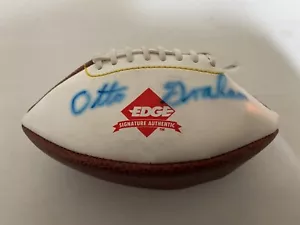 Otto Graham Edge Signature Authentic Mini Football Browns PSA JSA Guaranty - Picture 1 of 2