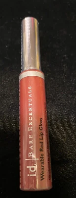 bareMinerals i.d.Bare Escentuals Wearable Red Lip Gloss  Full Size Sealed - Image 1 of 2