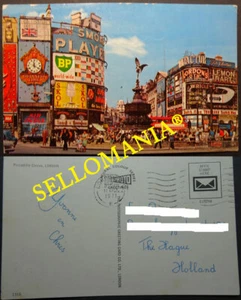 POSTAL LONDRES PICCADILLY CIRCUS GORDON'S GIN SKOL BP 1971 INGLANDIA CC04956 REINO UNIDO - Imagen 1 de 1