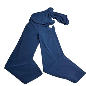 HALSTON HERITAGE GIA One Shoulder Jumpsuit Size 4 / 33in Inseam Tall NO BELT NWT - Picture 1 of 14