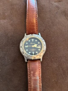 Vintage "Venedig" Schweizer Herrenuhr, Quarz, wasserdicht 3ATM, drehbare Lünette - Bild 1 von 4