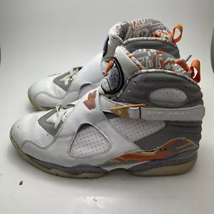 Size 12- Jordan 8 Retro Orange Blaze 2007 Basketball Sneakers. 305381-102 - Picture 1 of 13
