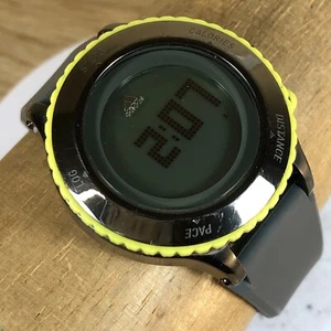 Adidas Unisex ADP3192 Silver Red Rubber Strap 42mm Round Quartz Digital Watch 8" - Picture 1 of 13