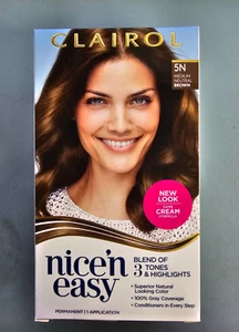 Clairol Nice 'n Easy Permanent Color 5N Natural Medium Neutral Brown  - Picture 1 of 1