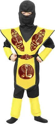 Кобра щит ниндзя воин боевых искусств карнавальный костюм вверх Хэллоуин детский костюм - Изображение 1 из 2