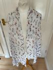 Lovely Large White Bird Soft to Touch Wrap Scarf Shawl Head Scarf