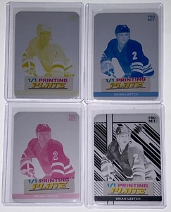 2024 Leaf Collective Brian Leetch Pro Set A Printing Plate 1/1 Set Lot - Picture 1 of 1