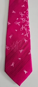Luly Yang Alaska Airlines Brustkrebsbewusstsein 2016 100 % Seide Krawatte rosa - Bild 1 von 8