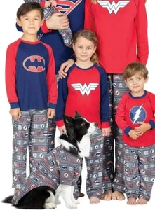 Pajamagram Justice League Youth Pajamas Pajama Set Sz10 x - Picture 1 of 3