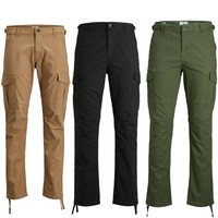 Jack \u0026 Jones Mens Cargo Pants Black 