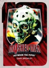 2011-12 Between The Pipes Masked Men 4 Ruby #9 Gary Bromley