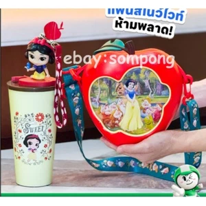 2025 Snow White & Seven Dwarfs Bucket Cup Gift Limited Cinema Theater Brand New. - Picture 1 of 21