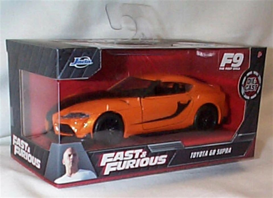 Fast & Furious Toyota GR Supra 2020 Orange /Black F9 1-32 Diecast model 32016 RB - Image 1 of 1