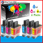 6PK LC41 LC-41 Color Ink Cartridge for DCP-315C DCP-315CN DCP-340CW (2C2M2Y)