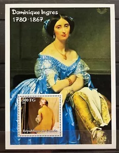 Dominique Ingres /Artist / Art on stamps Francobolli Timbres MNH** Alb.9 - Picture 1 of 1
