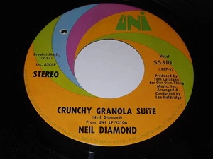 Neil Diamond - Crunchy Granola Suite / Stones 45 - Picture 1 of 1