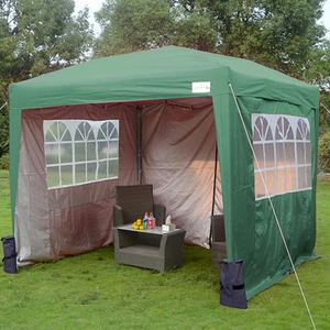 Quictent GREEN 3x3m Heavy Duty Waterproof Pop Up Gazebo Party Tent Garden Canopy - Picture 1 of 7