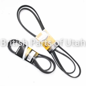 Land Rover LR4 Serpentine Belt Primary & Secondary X2 for V6 3.0L 2014~2016 - Picture 1 of 4