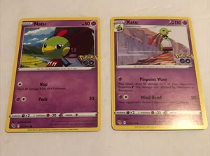 Pokémon Go TCG Natu Evolution Set - Picture 1 of 5