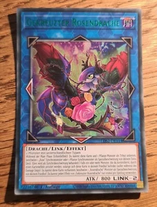 Crossrose Dragon (V.3 - Ultra Rare)●YUGIOH●LDS2●2021●GERMAN●1st ED●NM #06217 - Picture 1 of 1