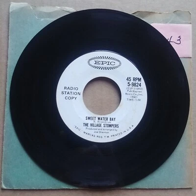 THE VILLAGE STOMPERS Sweet Water Bay/Those Magnificent 45 7" JAZZ Record Vinyl - Image 1 of 2