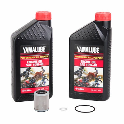 Tusk Oil Change Kit With Yamalube All Purpose 10W-40 for Yamaha WR400F 1998-2000 - Image 1 of 1