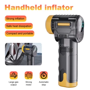 Car Tire Inflator Wireless Handheld Electric Air Pump Quick Strong Inflation - Picture 1 of 22