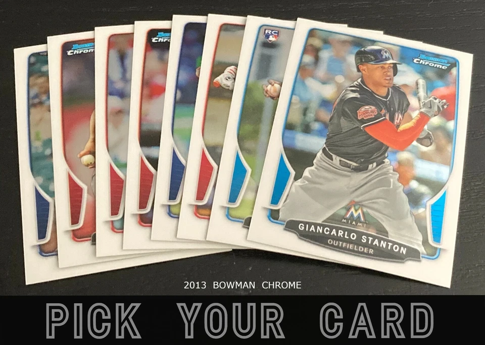 2013 BOWMAN CHROME baseball card Single RC Rookie ⚾ YOU PICK FROM LIST ⚾ MLB - Image 1 of 1