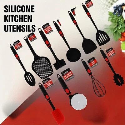 Cooking Utensils Non Stick Kitchen Tools Spoon Spatula Scoop Ladle - Image 1 of 3