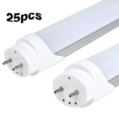 48 pulgadas 4 pies 22 W T8 G13 LED Tubo Luces Lastre Bypass Fluorescente 6000K Paquete de 25 Foto 1 de 4